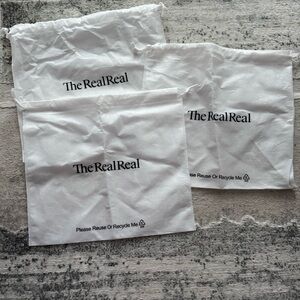 🛍🏙3️⃣ for $1️⃣5️⃣ Like 🆕 Bundle of 3 The RealReal dustbags